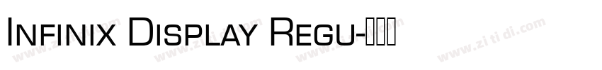 Infinix Display Regu字体转换